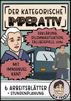 Vorschau - Stundenentwürfe - Kategorischer Imperativ - Deckblatt