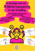 Vorschau - Bildkarten - Ich beruhige mich mit … 25 Selbstberuhigungskarten für den Schulalltag - Deckblatt