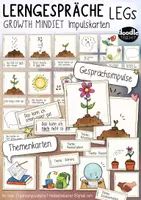 Vorschau - Poster - Impulskarten Lerngespräche / LEG / Perspektivgespräche Lernen / Wachstumsdenken - Deckblatt