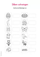 Vorschau - Arbeitsblätter - Oster-Heft Deutsch, Mini-Heft Ostern 1. Klasse - Seite 2