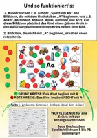 Vorschau - Arbeitsblätter - Alphabet lernen mit Spaß – 71 DIN A4 Buchstabenkarten & Zuordnungsaktivitäten für Kinder - Seite 1