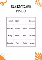 Vorschau - Spiele - Haustiere Bingo Grundschule: Tiere Sachunterricht Lernspiel - Seite 3