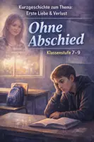 Vorschau - Arbeitsblätter - Kurzgeschichte Erste Liebe und Abschied Ohne Abschied - Deckblatt