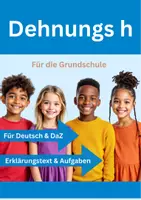 Vorschau - Arbeitsblätter - Dehnungs H ✏️ lange und kurze Vokale - Deckblatt