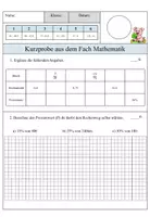 Vorschau - Arbeitsblätter - Probe Prozentrechnung Klasse 7/8 (Lösungen, Editierbar) - Seite 3
