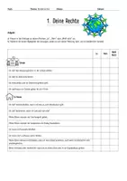 Vorschau - Stationenlernen - Arbeitsheft Kinderrechte - Seite 1