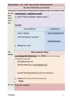 Vorschau - Stundenentwürfe - Athen auf dem Weg zur Demokratie (Von der Aristokratie zur Isonomie) - Deckblatt
