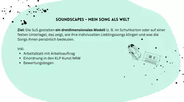 Vorschau - Arbeitsblätter - Soundscapes - Mein Song als Welt - Deckblatt