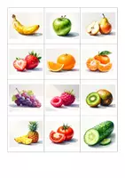 Náhled - Picture Vocabulary Flashcards – Food for Speech Development - boční 3