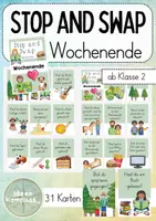 Vorschau - Spiele - Stop and Swap - vom Wochenende erzählen - 31 Karten - Deckblatt