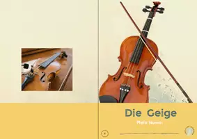 Vorschau - Arbeitsblätter - Notenfuchs Faltheft Geige - Noten lernen - Seite 2