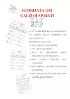 anteprima - Esercizi - Giornata dei calzini spaiati cl4 - Pagina di copertina