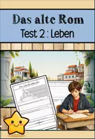 Vorschau - Arbeitsblätter - Leben im römischen Reich – Test Klasse 5/6 (Differenziert A/B) + Lösungen & Erwartungshorizont - Deckblatt