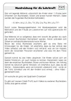 Vorschau - Präsentationen/Tafelbilder - Materialpaket: Blitzlesen - 9 animierte Präsentationen I in Anlehnung an ZEBRA - Teil A - Seite 2
