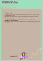 Vista previa - Unidades / Secuencias / Situaciones de Aprendizaje - El sueño en dos turnos – lectura A2-B1- Grammar and voc - página 2