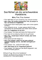 Vorschau - Arbeitsblätter - Dialoggeschichten mit Rätselfragen (Klasse 2/3) - Seite 2