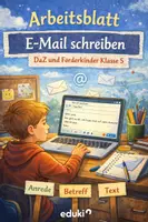 Vorschau - Arbeitsblätter - Ich schreibe eine E-Mail_Arbeitsblatt Klasse 6 - Deckblatt