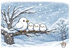 anteprima - Clipart / Immagini originali - Kamishibai: I Giorni Della Merla - Pagina 2