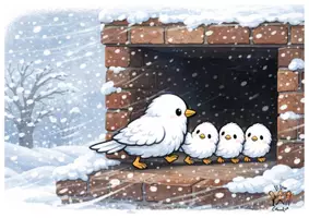 anteprima - Clipart / Immagini originali - Kamishibai: I Giorni Della Merla - Pagina 3