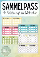 Vorschau - Arbeitsblätter - Sammelpass (Motivation/Stempelpass) - Deckblatt