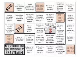 Vorschau - Arbeitsblätter - Praktikum Plauderbrettspiel - Deckblatt