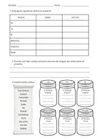 Vista previa - Unidades / Secuencias / Situaciones de Aprendizaje - Juego de los verbos: crea tu propio verbo con dados. - página 1