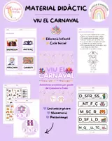 Vista previa - Hojas de trabajo - Viu el Carnaval💜🥳🎉 - Portada