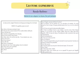 Aperçu - Apprentissages en autonomie - Lecture expressive - Bande Rythmo - Page 3