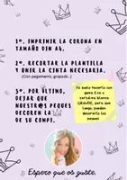 Vista previa - Manualidades / Dibujos para colorear - MANUALIDAD: Corona de cumpleaños - página 1