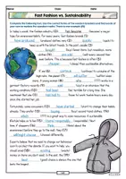 Vorschau - Arbeitsblätter - MIXED GRAMMAR: Fast Fashion vs. Sustainability • ABs + Musterlösung - Seite 3