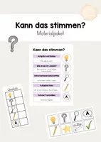 Vorschau - Merkblätter - Materialpaket: Kann das stimmen? Fermi-Aufgaben - Deckblatt