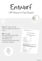 Vorschau - Stundenentwürfe - Schriftlicher Entwurf UPP Deutsch Kl.2 - Deckblatt
