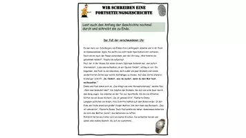 Vorschau - Stundenentwürfe - Lehrprobe Detektivgeschichte planen und schreiben. Mit 1,0 bewertet - Seite 2