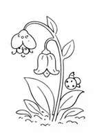 Vorschau - Mal- und Bastelvorlagen - Ausmalbilder: Frühlingsblumen - Seite 3