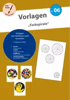 Vorschau - Mal- und Bastelvorlagen - Vorlagen Nr.6: Farbspirale - Deckblatt