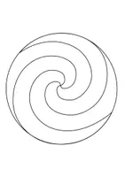 Vorschau - Mal- und Bastelvorlagen - Vorlagen Nr.6: Farbspirale - Seite 3