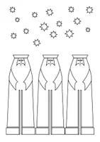 Vorschau - Mal- und Bastelvorlagen - Vorlagen Nr.3: Heilige drei Könige - Seite 3