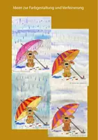 Vorschau - Mal- und Bastelvorlagen - Vorlagen Nr.9: So ein Hundewetter - Seite 2