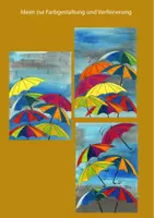 Vorschau - Mal- und Bastelvorlagen - Vorlagen Nr.14: Farbenfrohe Regenschirmparade - Seite 2