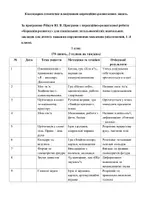 Попередній перегляд - КТП "Корекція розвитку" -70 занять-1 клас - Сторінка 1