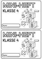 Vorschau - Arbeitsblätter - Mathe Mini-Heft – Klasse 4 | Wiederholen & Festigen - Seite 1