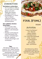 Vorschau - Arbeitsblätter - Orientalisch Linsensuppe und Foul_Rezept - Deckblatt