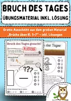 Vorschau - Arbeitsblätter - Bruch des Tages Kl. 5-7 | mit Lösungen - Deckblatt