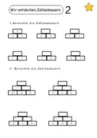 Vorschau - Unterrichtsreihen - Arbeitsblätter Zahlenmauern differenziert - Seite 2