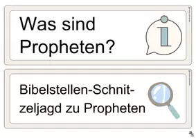 Vorschau - Präsentationen/Tafelbilder - Propheten Einheit Planung Tafelkarten - Seite 2