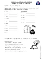 Vorschau - Arbeitsblätter - Adventure with Adverbs – adverbs of manner vs. adjectives - Seite 3