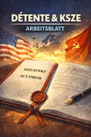 Vorschau - Arbeitsblätter - Kalter Krieg: Arbeitsblatt zur Entspannungspolitik - Deckblatt