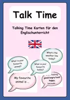 Vorschau - Präsentationen/Tafelbilder - Englisch Talk Time Fragen und Antworten (Speechbubbles) / Walk and Talk - Deckblatt