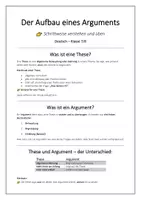 Vorschau - Arbeitsblätter - Argumentieren - DEIN Materialpaket (Deutsch Klasse 7-10) - Seite 1