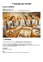 Vorschau - Stundenentwürfe - Aeneas Fallakte - Analyse und Interpretation: Vergil, Aeneis 4, 287-295 - Deckblatt